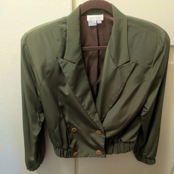 SILK BLAZER VINTAGE - Picture 4 of 6